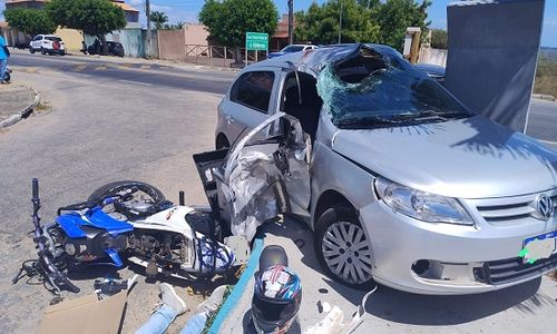 Motociclista morre após colisão com carro em Lagarto