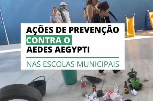 Secretaria de Saúde realiza o projeto Moita Bonita Contra o Mosquito, nas escolas municipais
