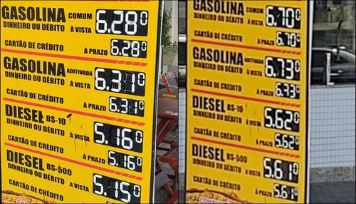 Após novo aumento, litro da gasolina nos postos de Itabaiana varia entre R$ 6,60 e R$ 6,70