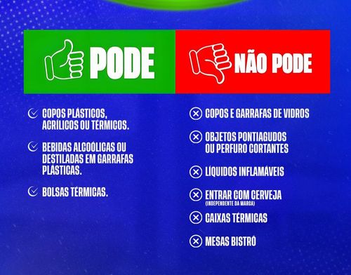 Saiba o que pode e o que não pode levar para a Festa dos Caminhoneiros 2025