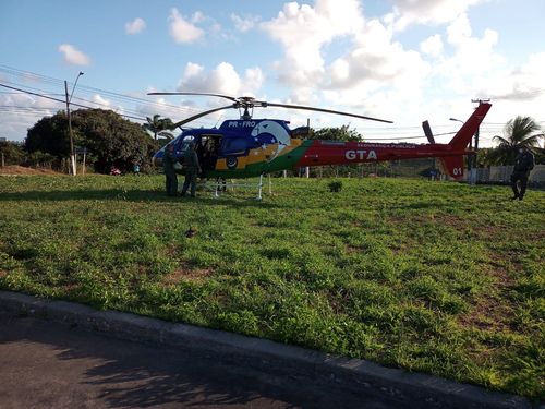 Chega a Sergipe no helicóptero do GTA, o suspeito de atirar em Marcelo Hercos