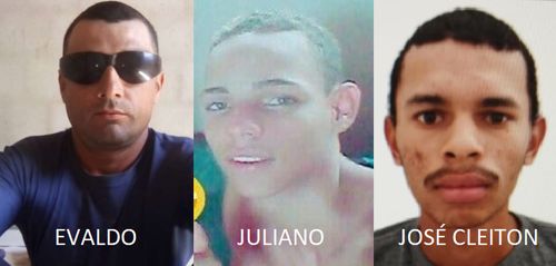 Polícia divulga fotos dos três suspeitos de latrocínio em lava jato no mês passado