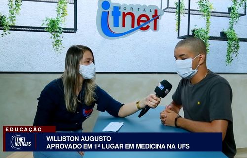 DO ALEIXO PARA A FEDERAL: aprovado em Medicina na UFS visita a Itnet e fala sobre a aprovação e expectativas. Assista