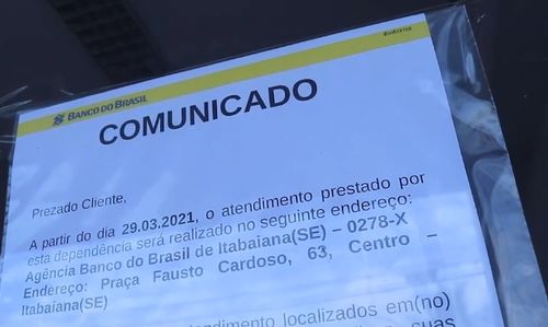 Agência do Banco do Brasil da Av. Dr. Luiz Magalhães encerra neste fim de semana as atividades em Itabaiana