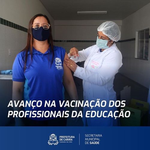 Prefeitura de Carira avança na vacinação contra o coronavírus e garante salário dos servidores em dias