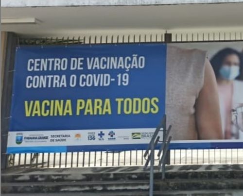 Vacinação contra o coronavírus continua nesta quinta, 16, em Itabaiana. Saiba quem se vacina