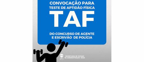 Polícia Civil convoca aprovados no concurso para o Teste de Aptidão Física (TAF)