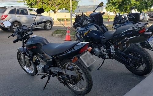 Em Itabaiana, PRF recupera motocicleta roubada e flagra condutor embriagado