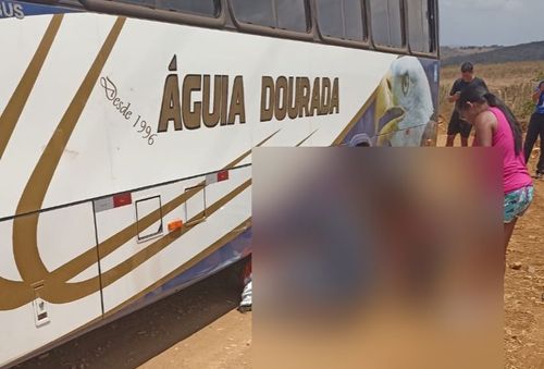 Acidente entre motocicleta e ônibus deixa uma mulher morta e outra ferida em Macambira