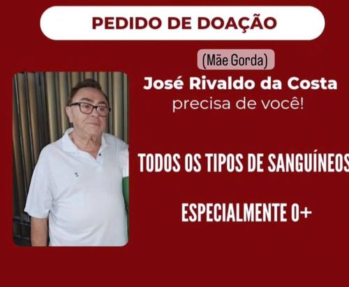 Itabaianense "Mãe Gorda" precisa de doação de sangue de qualquer tipo com urgência
