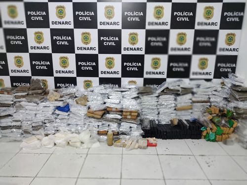700kg de drogas são apreendidos pelo Denarc em Aracaju e homem é preso