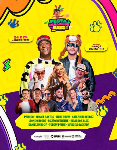 Tradição e alegria: Festa de Santos Reis 2026 agita Siriri nos dias 24 e 25