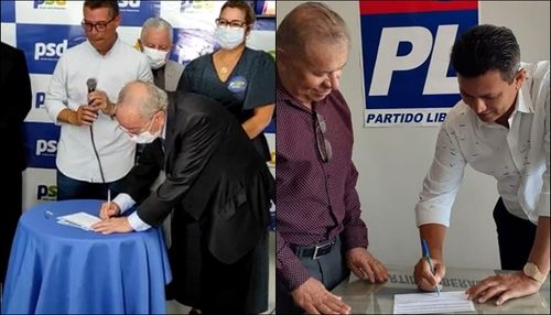 ELEIÇÕES 2022: Fábio Reis e Luciano Bispo se filiam ao PSD de Mitidieri e Gilmar Carvalho ao PL de Valmir