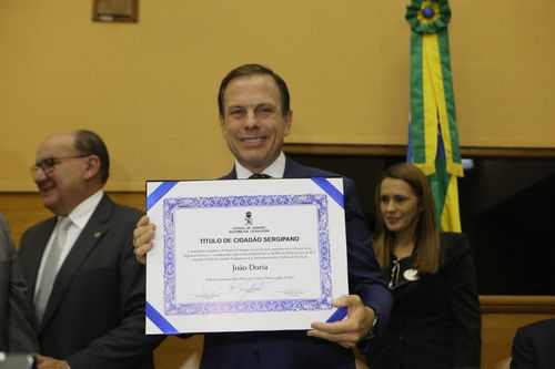 Governador de São Paulo João Doria virá hoje a Sergipe, para reunião com lideranças políticas