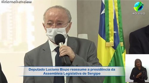Veja o vídeo de Luciano Bispo discursando emocionado no seu retorno à Alese