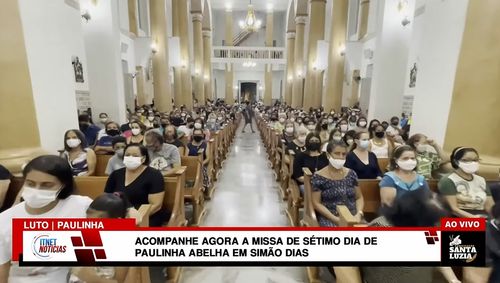 PAULINHA ABELHA: multidão marca presença na missa em Simão Dias. Outra celebração ocorrerá hoje em Aracaju