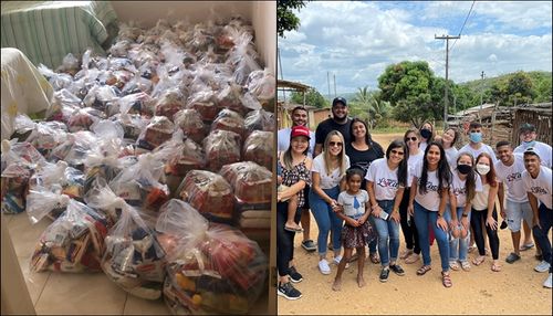 Missão dada é missão cumprida! Grupo Missão Lucas recebe 75 cestas básicas e distribui a famílias carentes