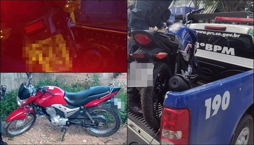 Três motocicletas roubadas são recuperadas pela PM em Itabaiana e Moita Bonita