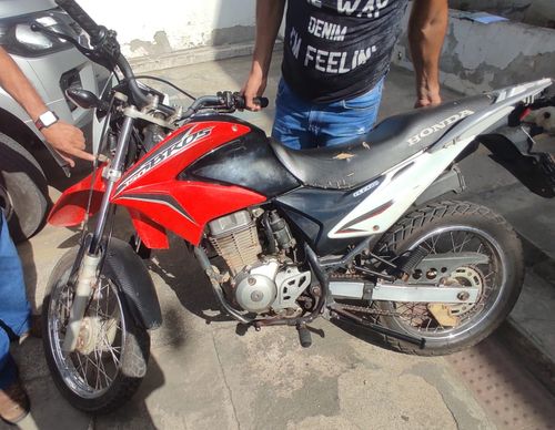 Suspeito de receptação é preso e motocicleta recuperada pela Polícia Civil em Itabaiana