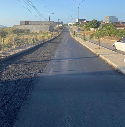 Povoado Candeias começa a receber nova pavimentação asfáltica, na via que liga Moita Bonita a Itabaiana