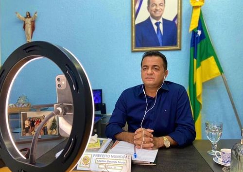 Internado com o coronavírus, prefeito Adailton Sousa está com 25% do pulmão comprometido
