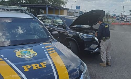Veículo furtado na Bahia é recuperado em Itabaiana pela PRF
