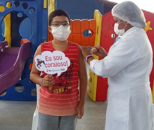 Primeira fase da vacinação infantil contra o coronavírus foi sucesso em Moita Bonita