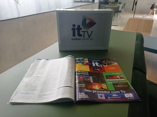 It TV, a primeira TV por assinatura itabaianense é destaque na conceituada revista rti